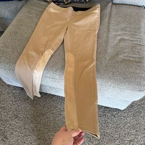 White House Black Market Khaki Tan Skinny Leg Equestrian Riding Style Pants